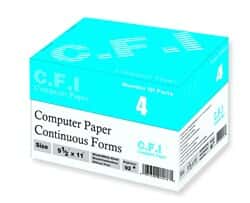 کاغذ و رول فکس و ریبون سی اف آی کاغذ کامپیوتر 11 * 9.5 اینچی 4 نسخه ای52806thumbnail